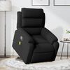 vidaXL Fauteuil inclinable de massage noir velours