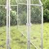 vidaXL Cage pour poules argent&eacute; 200x100x190 cm acier galvanis&eacute;