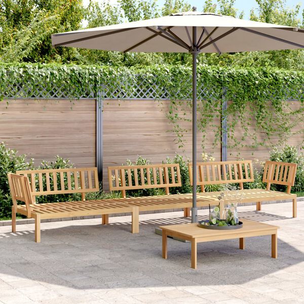 vidaXL Salon palette de jardin 4 pcs bois d'acacia massif