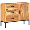 vidaXL Buffet 88x30x73 cm Bois d'acacia massif