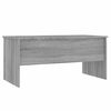 vidaXL Table basse Sonoma gris 102x50,5x46,5 cm Bois d'ing&eacute;nierie