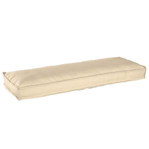 vidaXL Coussin Beige 120 x 40 x 8 cm Tissu Oxford