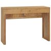 vidaXL Table console 100x35x75 cm Bois de teck massif