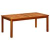 vidaXL Table basse de jardin 110x60x45 cm Bois solide d'acacia