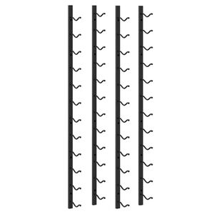 vidaXL Casiers &agrave; bouteilles mural pour 12 bouteilles 2 pcs noir fer