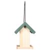 vidaXL Mangeoires à oiseaux 4 pcs Bois de sapin