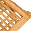 vidaXL Chaises de jardin pliantes lot de 2 47x62x90cm bois massif teck