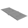 vidaXL Coussins de chaise de jardin &agrave; dossier haut lot de 6 gris tissu