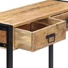 vidaXL Table console 90 x 30 x 75 cm Bois de manguier massif