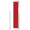 vidaXL Auvent latéral rétractable 160 x 500 cm Rouge