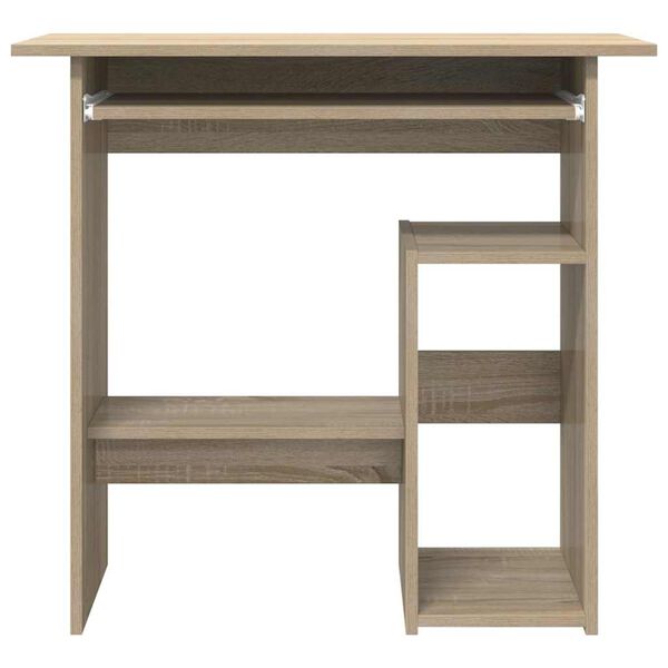 vidaXL Bureau Ch&ecirc;ne sonoma 80x45x74 cm Bois d&rsquo;ing&eacute;nierie
