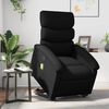 vidaXL Fauteuil inclinable de massage &eacute;lectrique noir similicuir