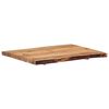 vidaXL Dessus de table Bois d'acacia massif 80x(50-60)x3,8 cm