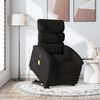 vidaXL Fauteuil inclinable de massage électrique noir tissu