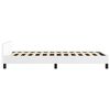 vidaXL Cadre de lit sans matelas blanc double XL similicuir
