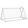 vidaXL Cage pour poules argenté 200x105x91 cm acier galvanisé