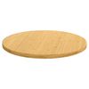 vidaXL Dessus de table &Oslash;80x2,5 cm bambou