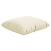 vidaXL Coussins de canap&eacute; lot de 4 cr&egrave;me 40x40 cm tissu