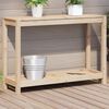 vidaXL Table de rempotage avec &eacute;tag&egrave;re 108x35x75 cm bois massif de pin