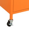 vidaXL Armoire de rangement Orange 60x35x56 cm Acier