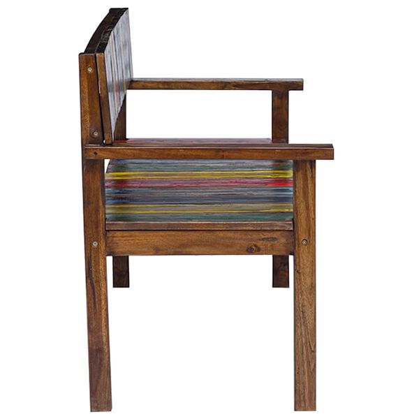 vidaXL Chaises &agrave; manger lot de 4 bois de r&eacute;cup&eacute;ration solide