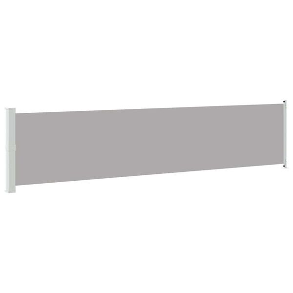 vidaXL Auvent lat&eacute;ral r&eacute;tractable de patio 140x600 cm Gris