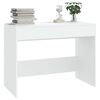 vidaXL Bureau Blanc 101x50x76,5 cm Agglom&eacute;r&eacute;
