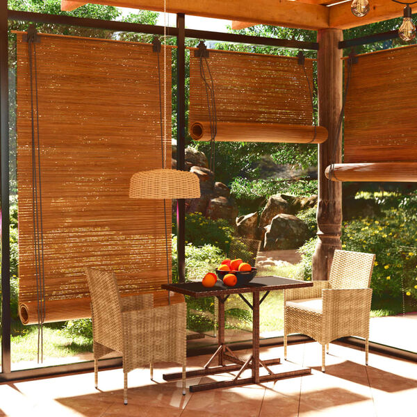 vidaXL Ensemble &agrave; manger de jardin 3 pcs Beige