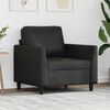 vidaXL Fauteuil Noir 60 cm Similicuir