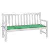vidaXL Coussin de banc de jardin vert 150x50x3 cm tissu oxford