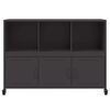 vidaXL Buffet noir 100,5x39x72 cm acier