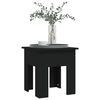 vidaXL Table basse noir 40x40x42 cm bois d'ing&eacute;nierie