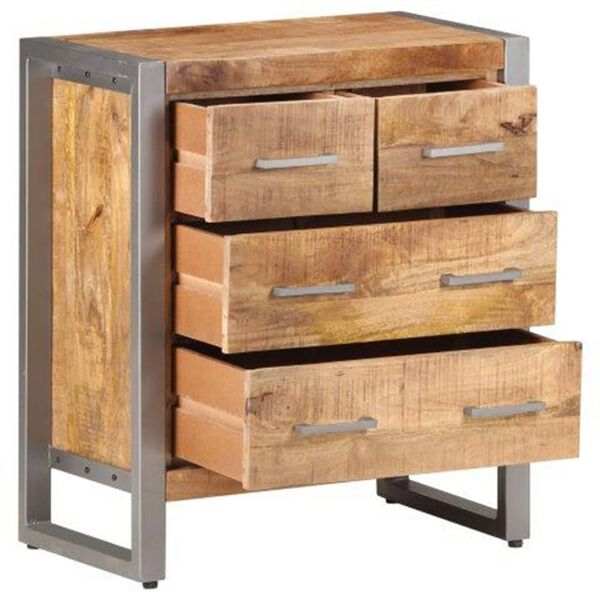vidaXL Buffet 60x35x70 cm Bois de manguier brut