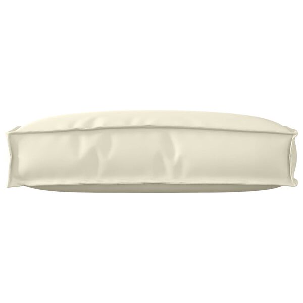 vidaXL Coussin Cr&egrave;me 60 x 40 x 12 cm Tissu Oxford