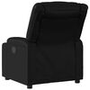 vidaXL Fauteuil de massage inclinable noir similicuir