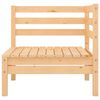 vidaXL Salon de jardin 3 pcs bois massif de pin