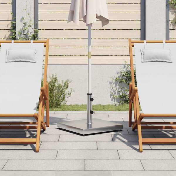 vidaXL Base de parasol pour m&acirc;ts &Oslash;32/38/48 mm 28 kg carr&eacute;