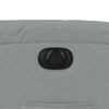 vidaXL Fauteuil inclinable &eacute;lectrique gris clair tissu