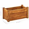 vidaXL Lit sur&eacute;lev&eacute; de jardin Bois d'acacia 50x25x25 cm