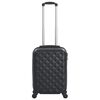 vidaXL Valise rigide Noir ABS