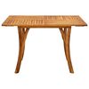 vidaXL Table de jardin 120x120x75 cm Bois d'acacia massif