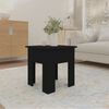 vidaXL Table basse noir 40x40x42 cm bois d'ing&eacute;nierie