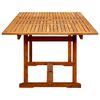 vidaXL Table &agrave; d&icirc;ner de jardin (160-240)x100x75cm Bois d'acacia massif