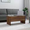 vidaXL Table basse Ch&ecirc;ne marron 102x50,5x46,5 cm Bois d'ing&eacute;nierie