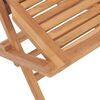 vidaXL Chaises de jardin pliantes lot de 2 47x63x90cm bois massif teck