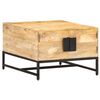 vidaXL Table basse 67x67x45 cm Bois de manguier massif
