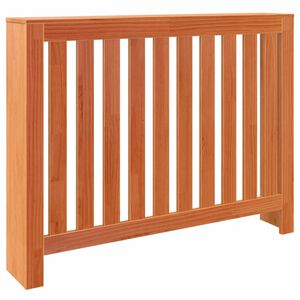 vidaXL Cache-radiateur cire marron 108,5x19x84 cm bois massif de pin