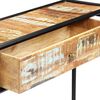 vidaXL Table console 118 x 30 x 75 cm Bois de récupération massif