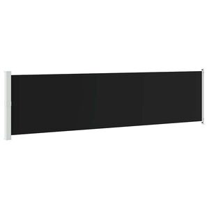 vidaXL Auvent latéral rétractable de patio 600x160 cm noir