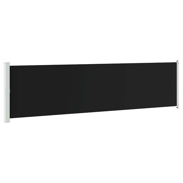 vidaXL Auvent latéral rétractable de patio 600x160 cm noir